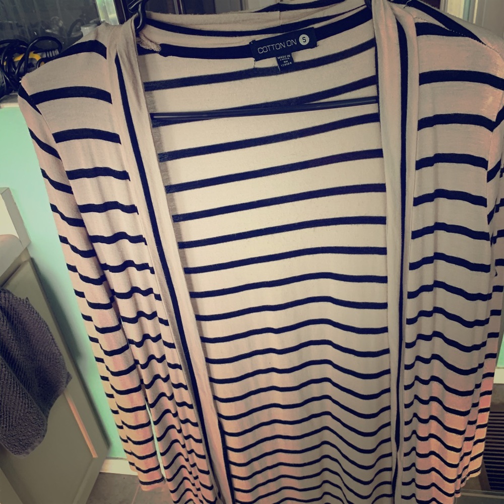 Striped Cardigan